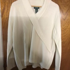 Lauren Ralph Lauren 2X Lambswool/Angora Sweater